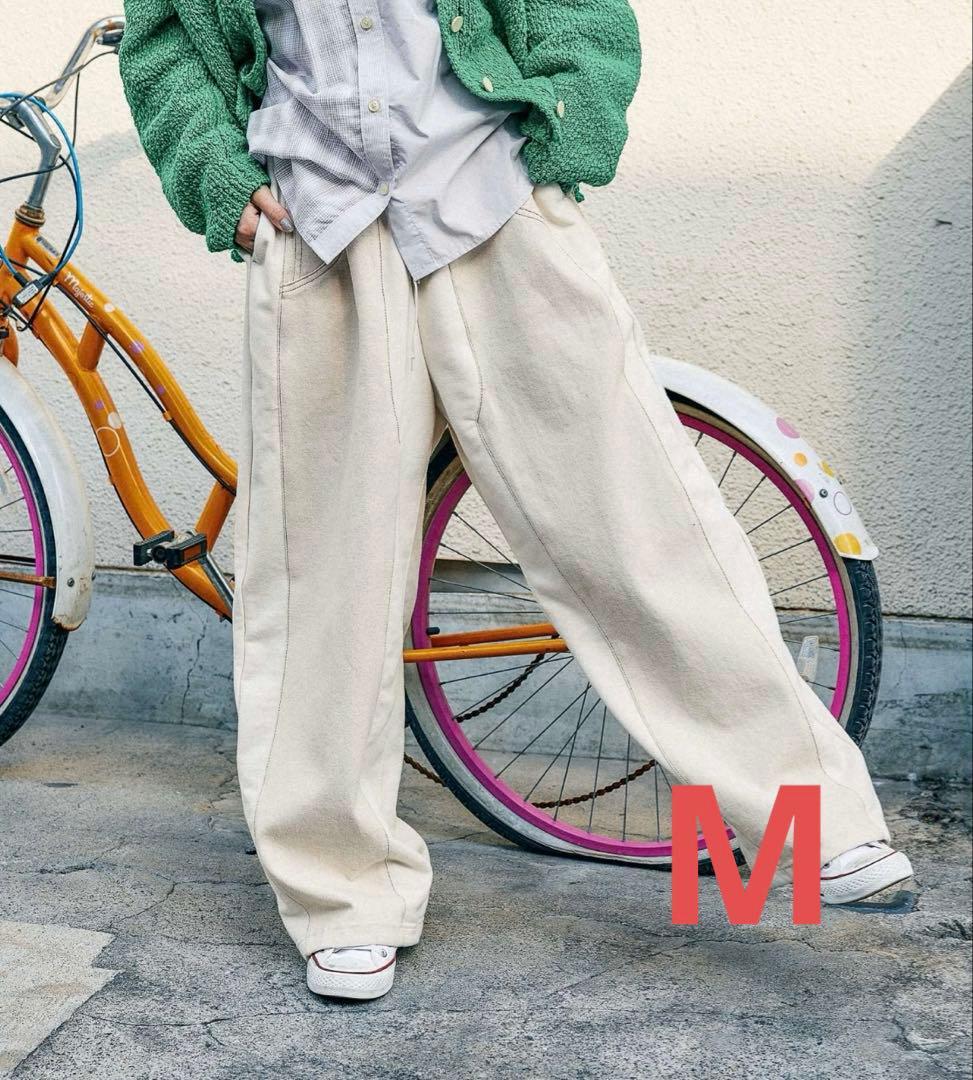 niko and...【MODE NORM CORE】デニムパッチワークパンツ