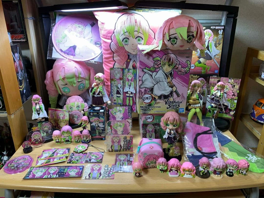 甘露寺蜜璃セット くじ ぬいぐるみ　フィギュア