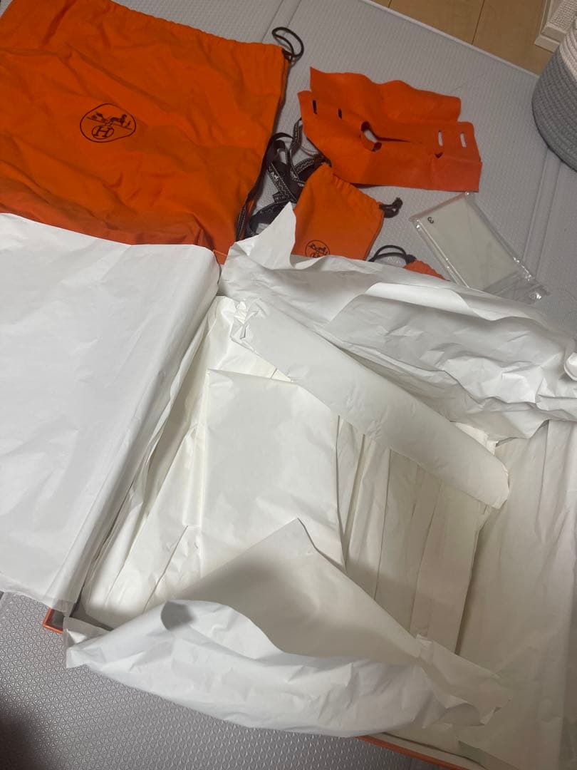 エルメスの空き箱 付属品あり - バーキン25 空箱 付属品 HERMES