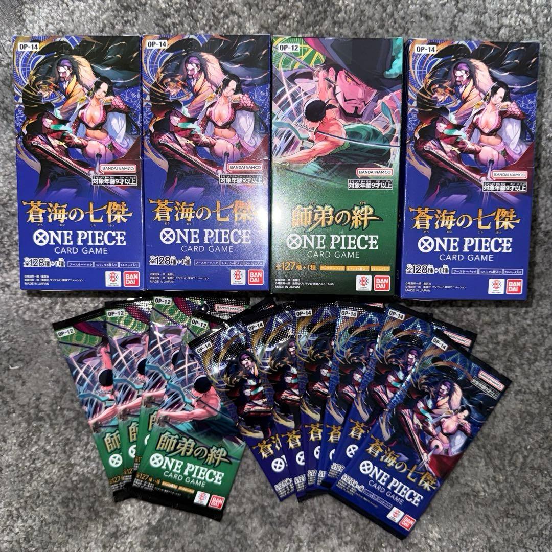 ワンピースカード　蒼海の七傑　師弟の絆　box