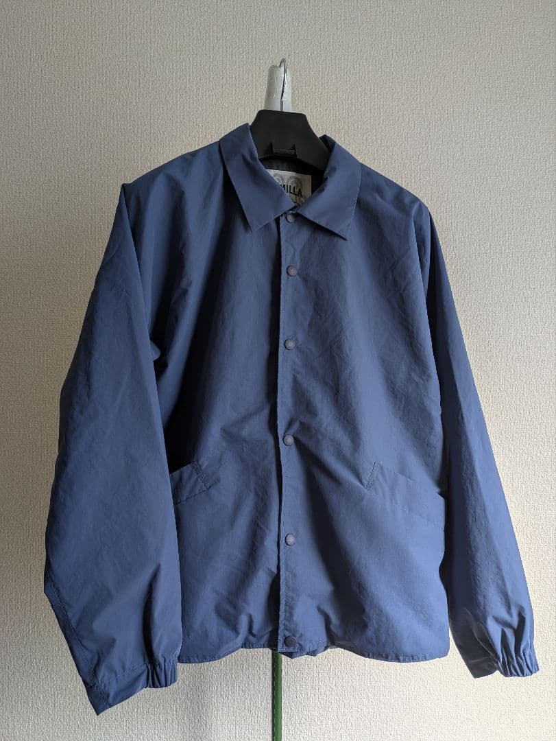 remilla ドルマンデクトコーチジャケット M blue grey remilla レミーラ｜ドルマンデクトコーチ (エンジ)(羽織り)