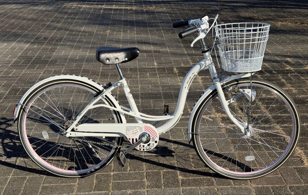 サイクルベースあさひ⭐︎ガールズラボ⭐︎ホワイト24インチ自転車