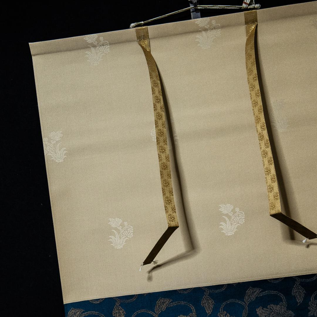 掛軸-1126 横山大観 霊峰富士 多色コロタイプ 足立美術館 印刷工芸