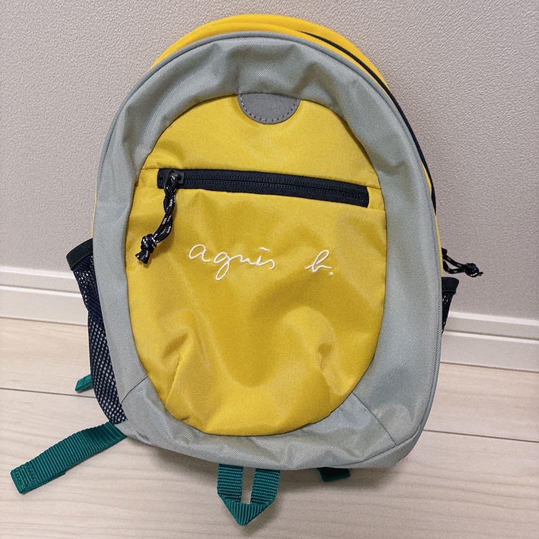 agnis b. イエローグレーリュック　Kids
