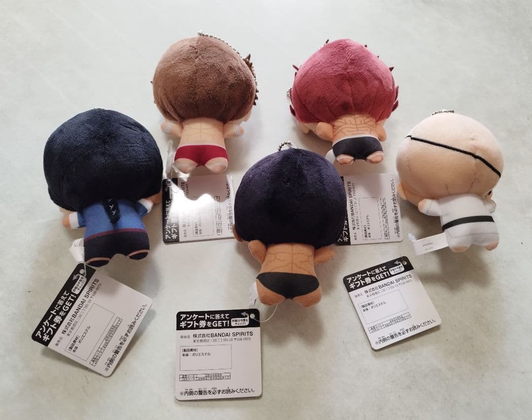 刃牙 地上最強のちびぐるみ 刃牙 ちびぐるみ コンプリートセット