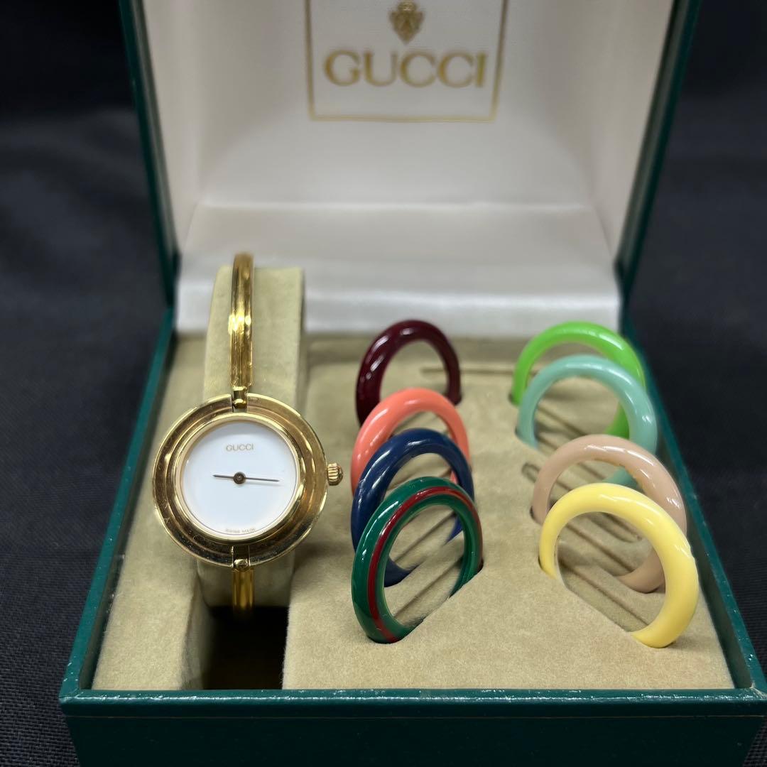 M*6様 hk【used】GUCCI グッチ　時計　電池切れ　バングルウォッチ