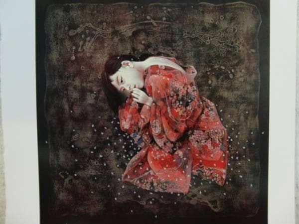 智内兄助、kyosuke、落花、新品額装付、画集画、状態良好 - メルカリ