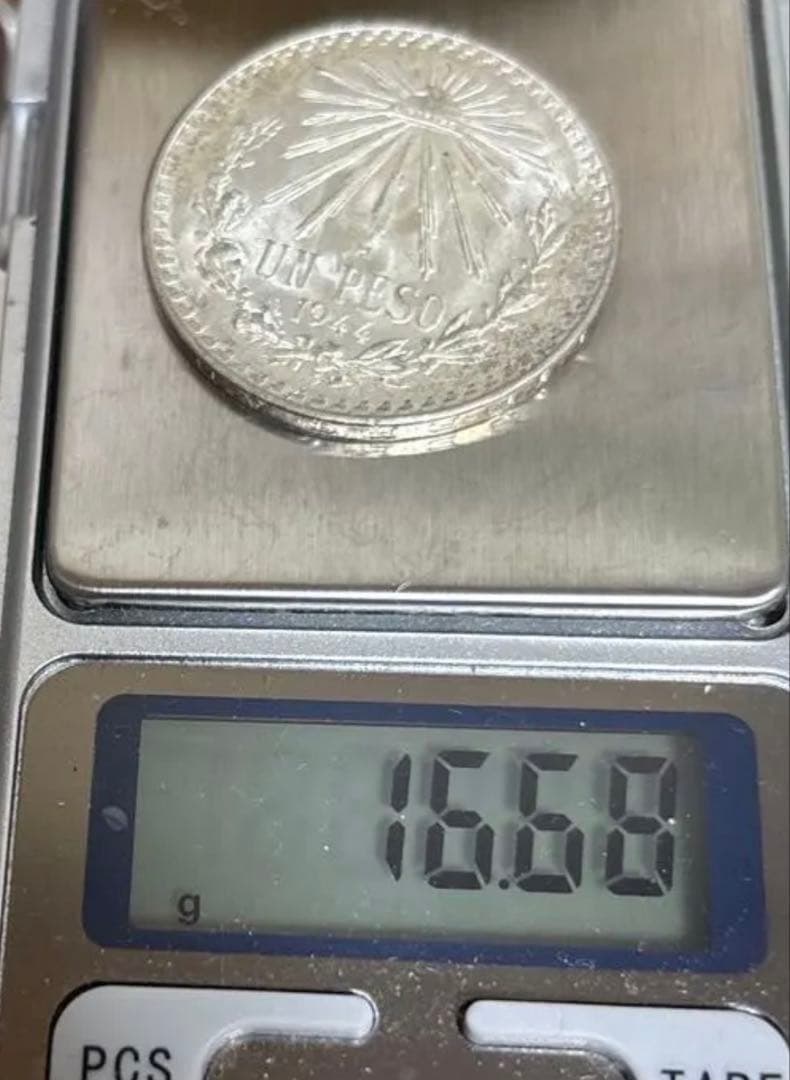 メキシコ 1938年 1ペソ 銀貨 - メルカリ