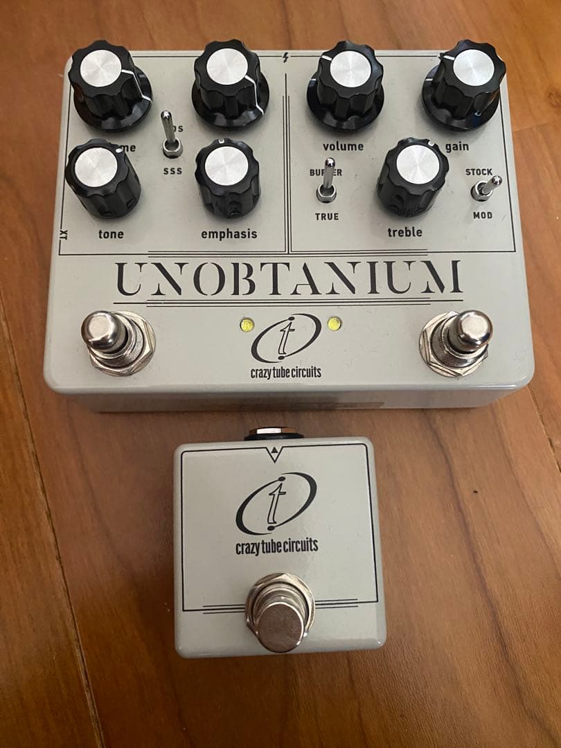 crazy tube circuits UNOBTANIUM ＋フットスイッチ Crazy Tube Circuits Unobtanium
