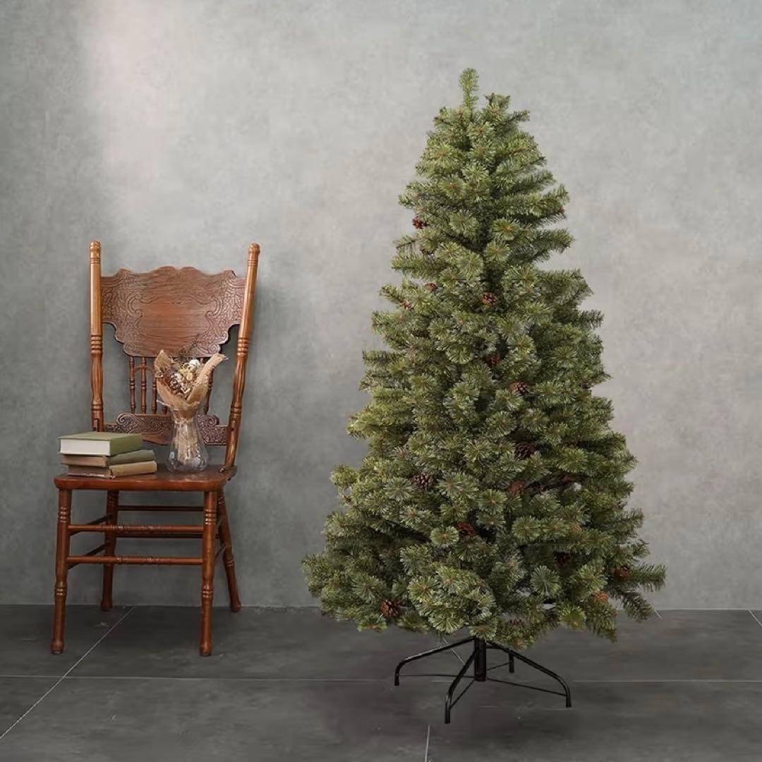 クリスマスツリー　松ぼっくり　180センチ　大きい　新品未使用 楽天市場】【大特価セール】クリスマスツリー 180cm ヒンジ式、枝大幅