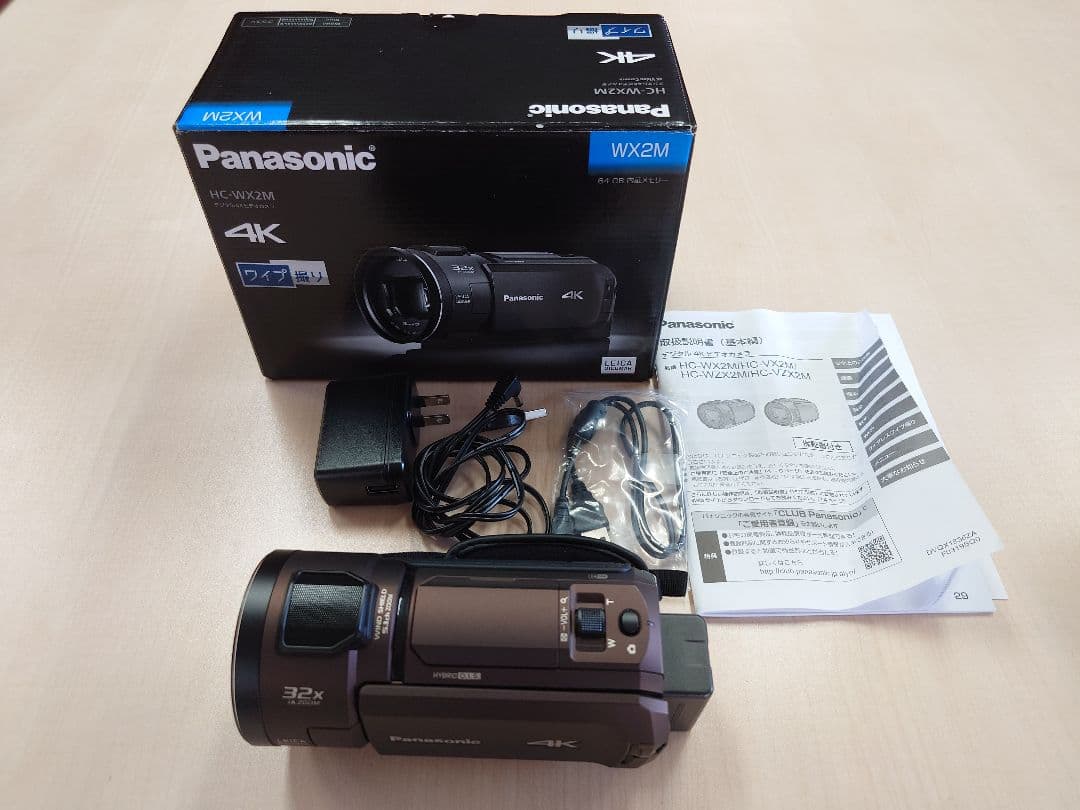 Panasonic HC-WX2M 4Kビデオカメラ ジャンク品