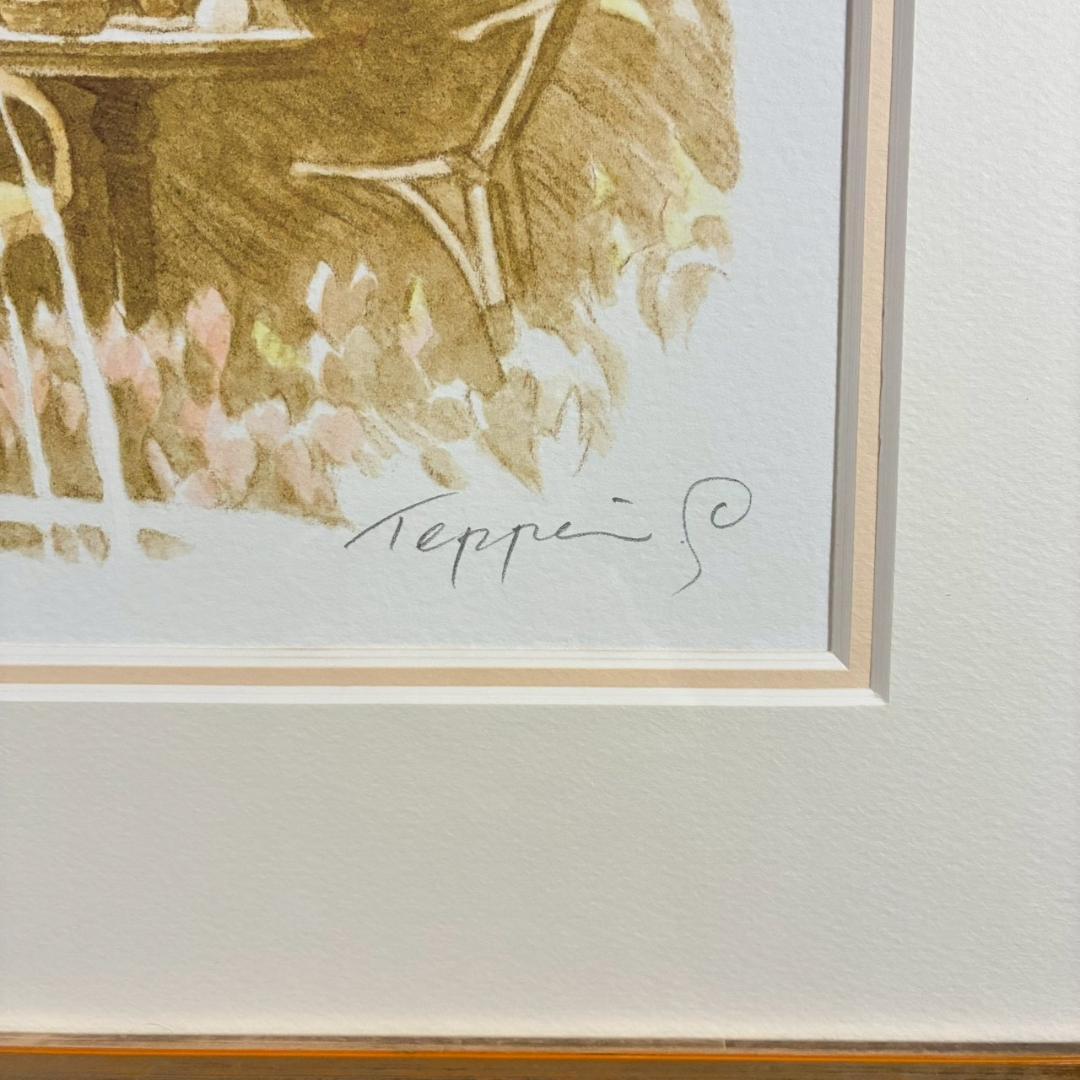 美品 笹倉鉄平「はちみつ色の微笑み」シルク+ジクレー 直筆サイン入