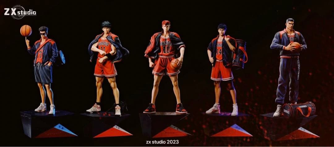 SLAM DUNK スラムダンク 5人セット フィギュア ガレージキット