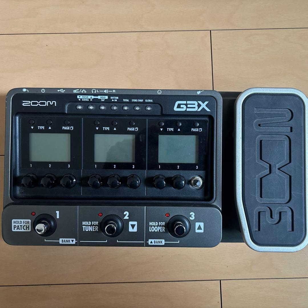 ZOOM G3X ギター マルチエフェクター エフェクター　アダプター付属