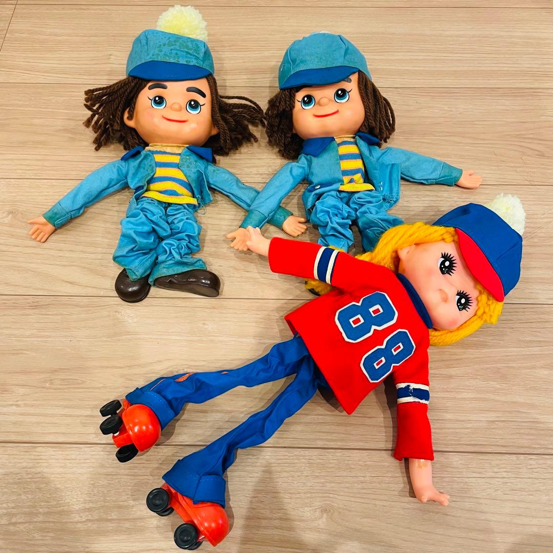 3体セット 非売品 当時物 江崎グリコ 知床しぶき しれ子 マリオネット