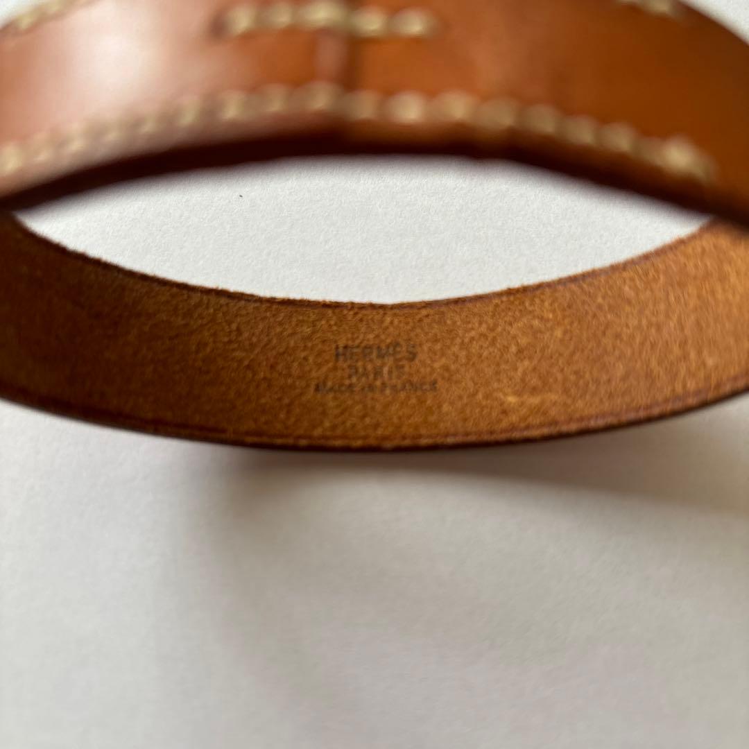 HERMES エルメス マルジェラ期 プールトゥール レザー ブレスレット