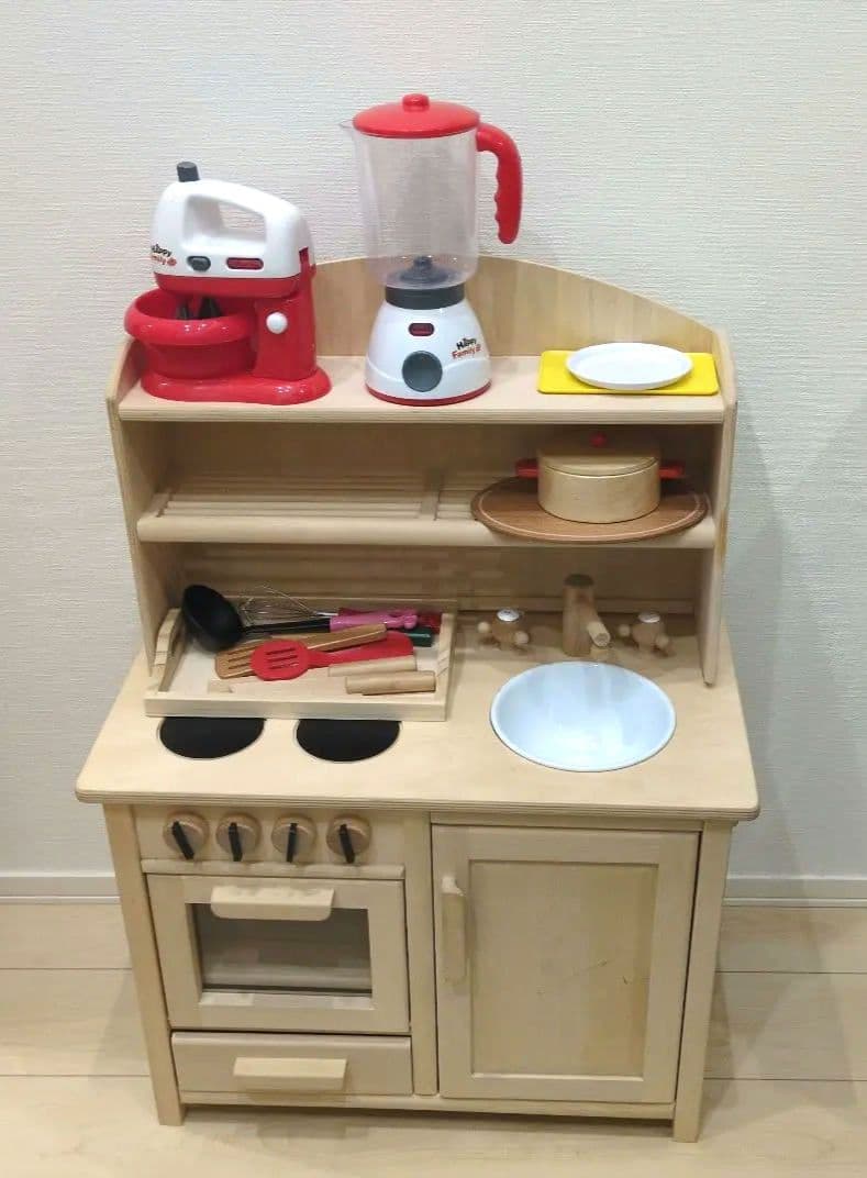 MILAN おままごとキッチンミラン木製ままごと