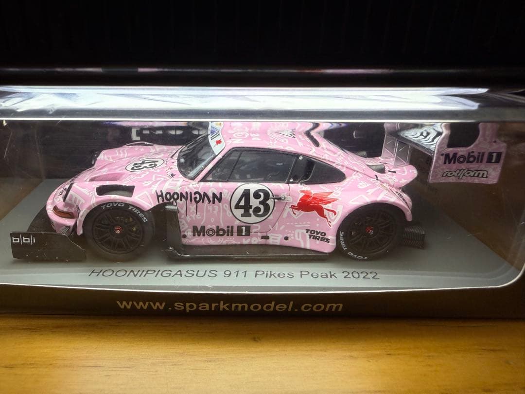 ミニカー 1/43 HOONIPIGASUS 911 Pikes Peak 2022