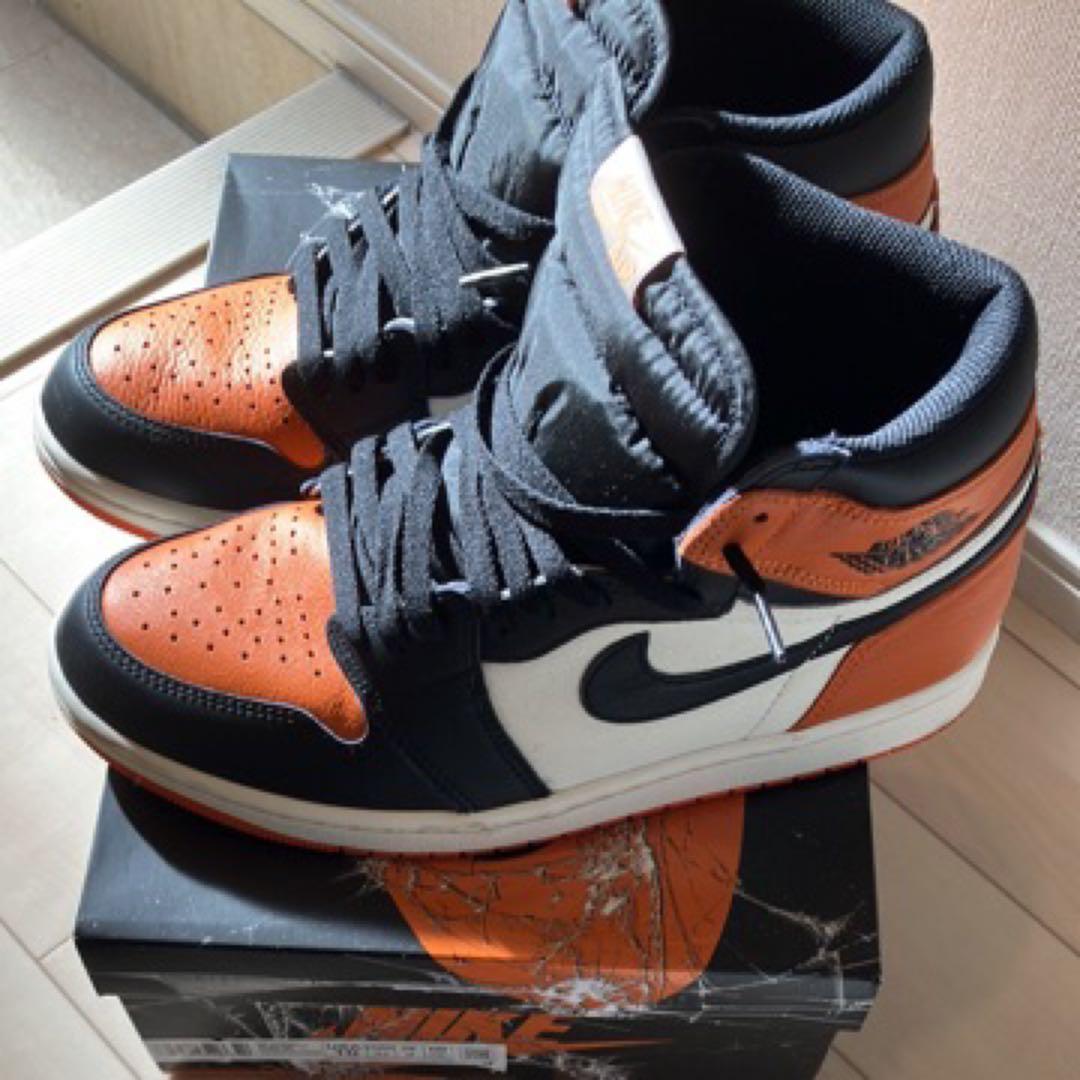 ナイキ エアジョーダン1レトロハイ OG シャッタードバックボード