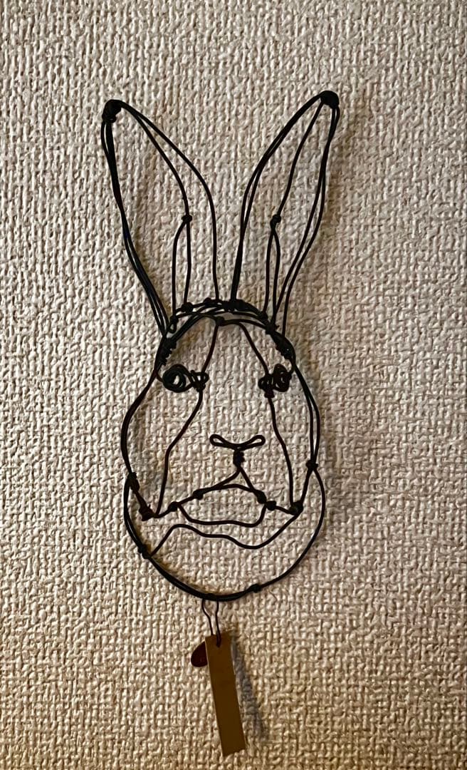 HAyU ワイヤーオブジェ うさぎ
