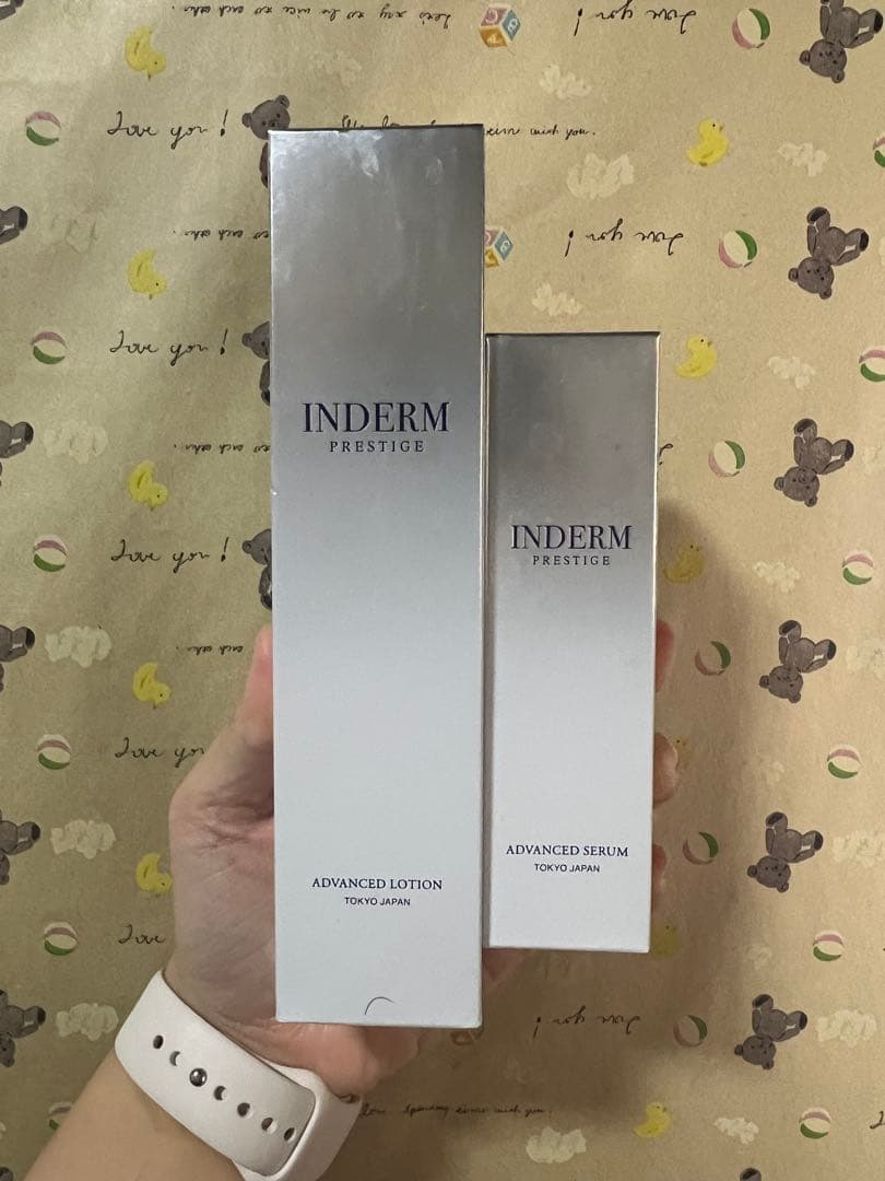 INDERM PRESTIGE 化粧水・美容液セット フロムネイチャー 美容液 化粧水 乳液 セット AGE エイジ FROM NATURE