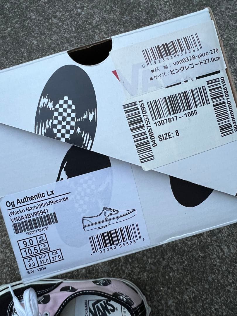 K*a様 wackomaria vans 27 ピンク レコード - メルカリ