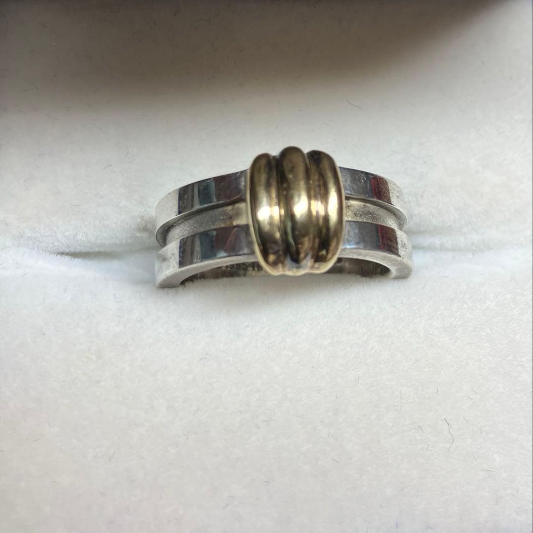 ティファニー TIFFANY グルーブドウィズ リング 15号