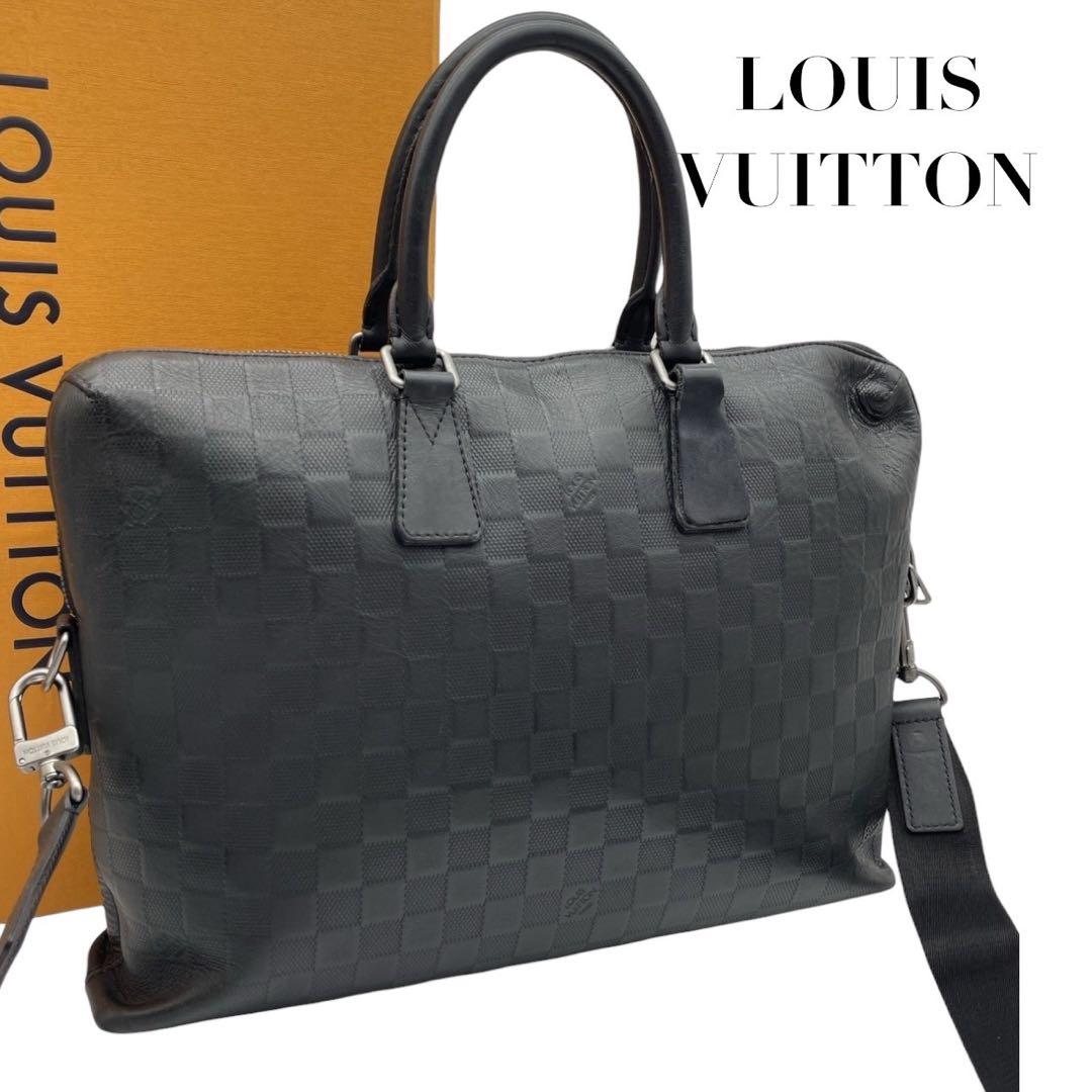 ルイヴィトン　ダミエアンフィニ　PDJ　ドキュマンジュール　ビジネスバッグ