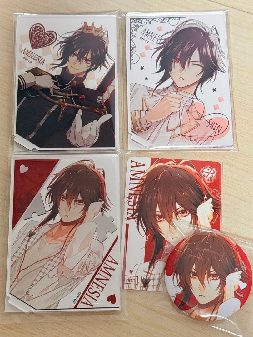 オトメイトストア AMNESIA アムネシア シン アクスタ パルカ 缶バッジ