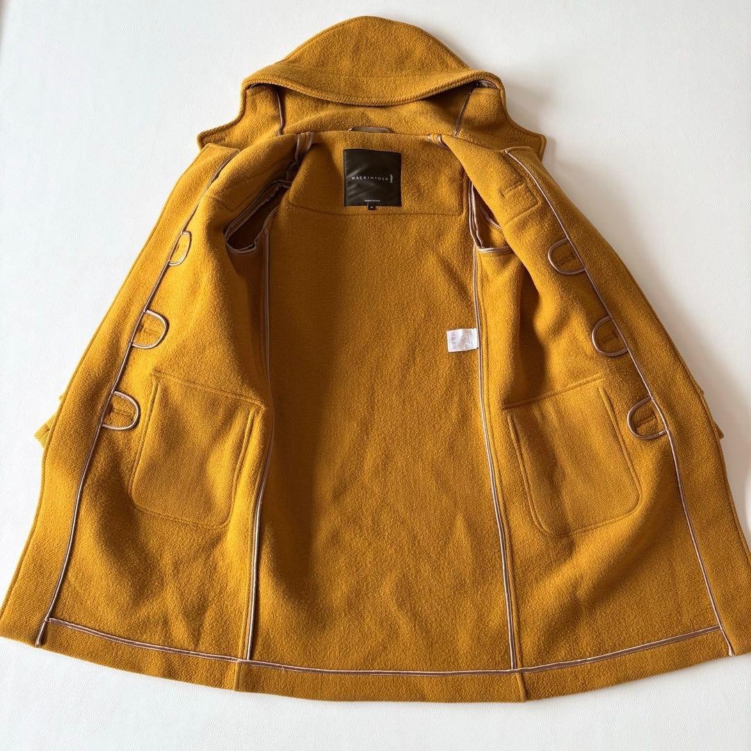 □ MACKINTOSHダッフルコート英国製マスタードイエロー32