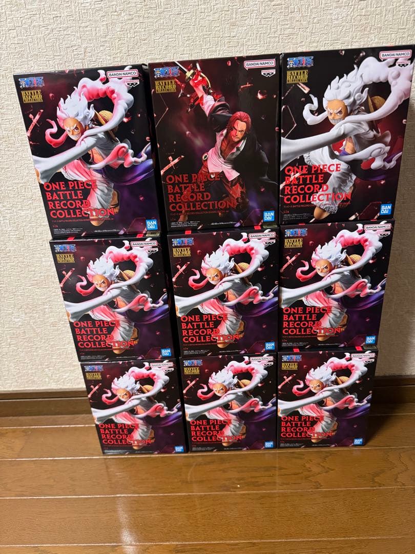 9個セット ワンピース バトルレコードコレクション モンキー・D・ルフィ ギア5 BANPRESTO（バンプレスト） ワンピース BATTLE RECORD COLLECTION