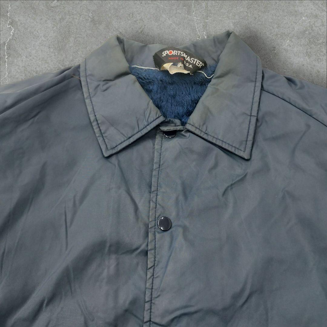 USA製 80s スポーツマスター コーチジャケット XL ネイビー ナイロン