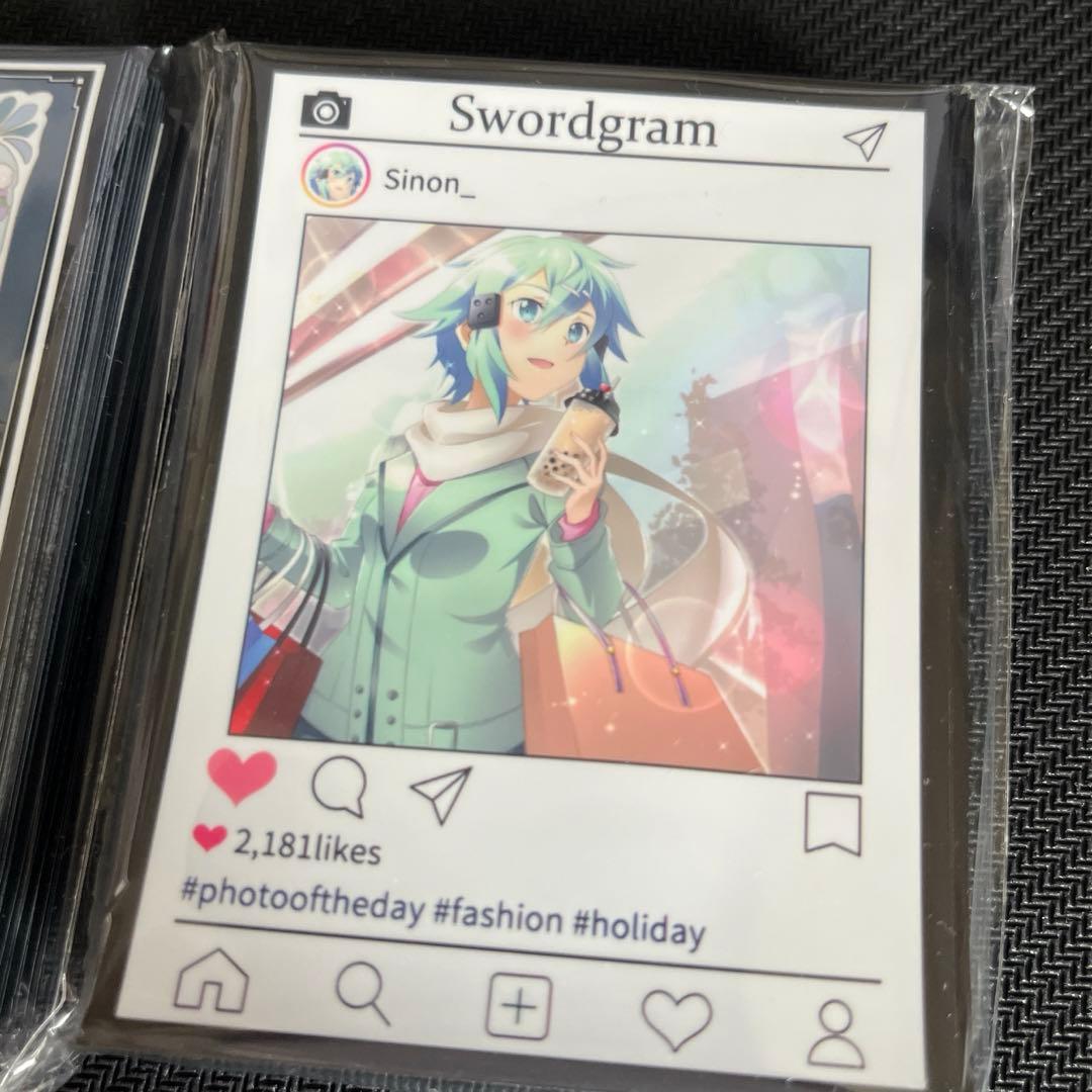 スリーブ】SAO シノン 混沌の女神様 ミュシャ風 セット品【未開封