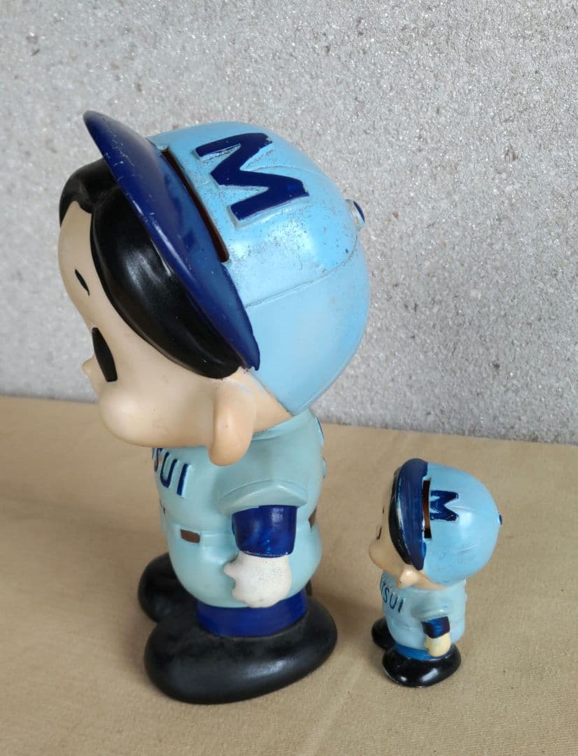 希少！三井銀行カウンター野球坊や貯金箱 - メルカリ