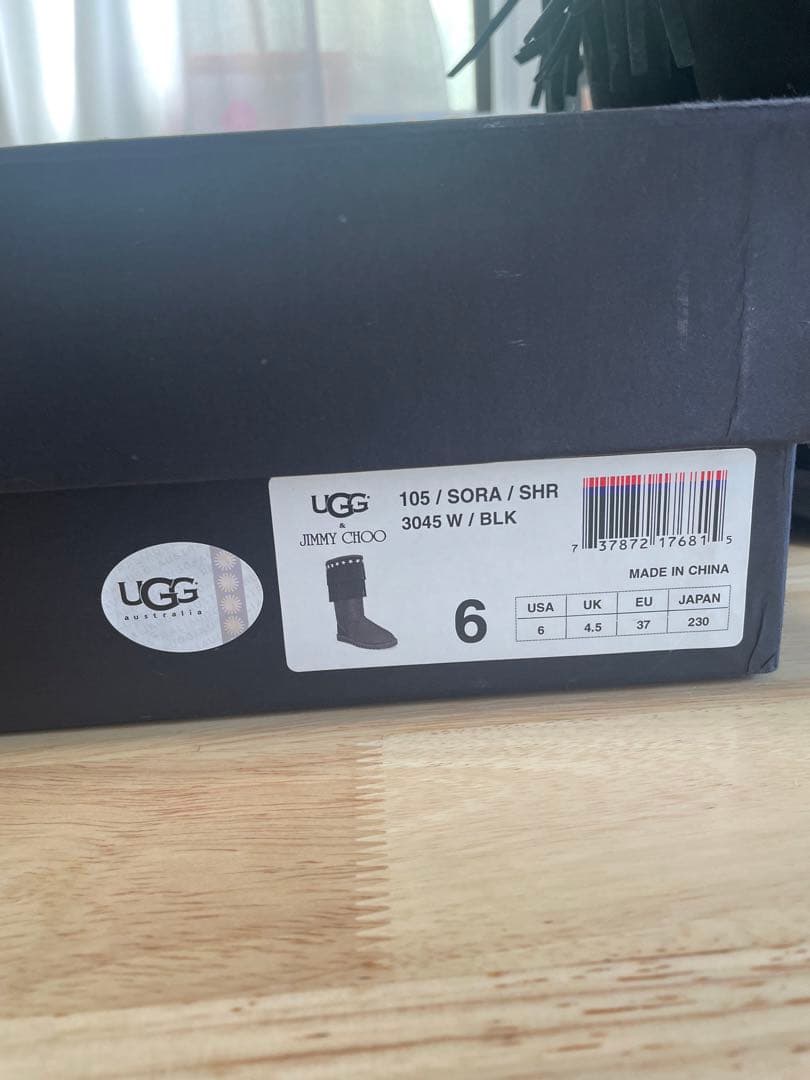 UGG/JIMMY CHOO フリンジ付きムートンブーツ 37 - メルカリ