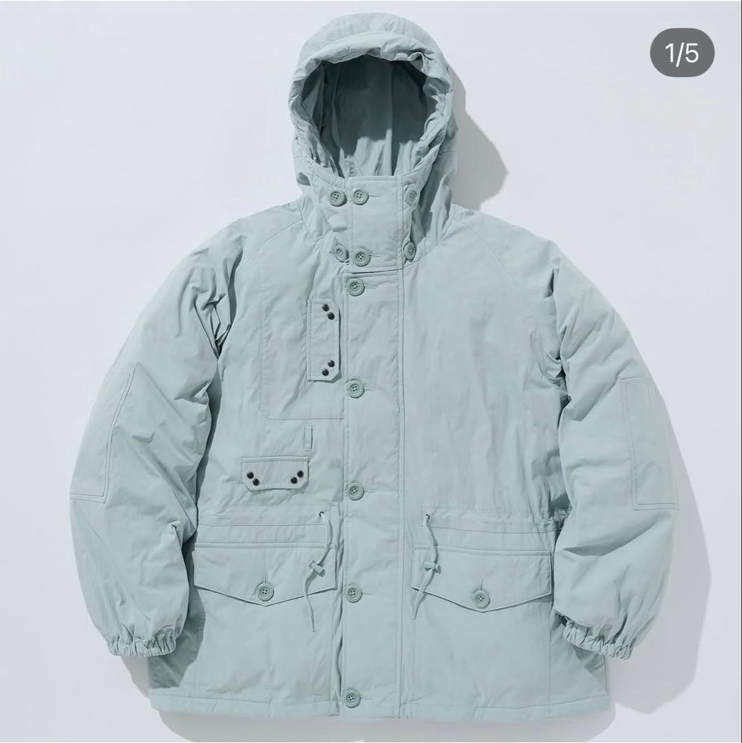 ジャケット・アウター Griffin Hartland  Navy Puff Smock M