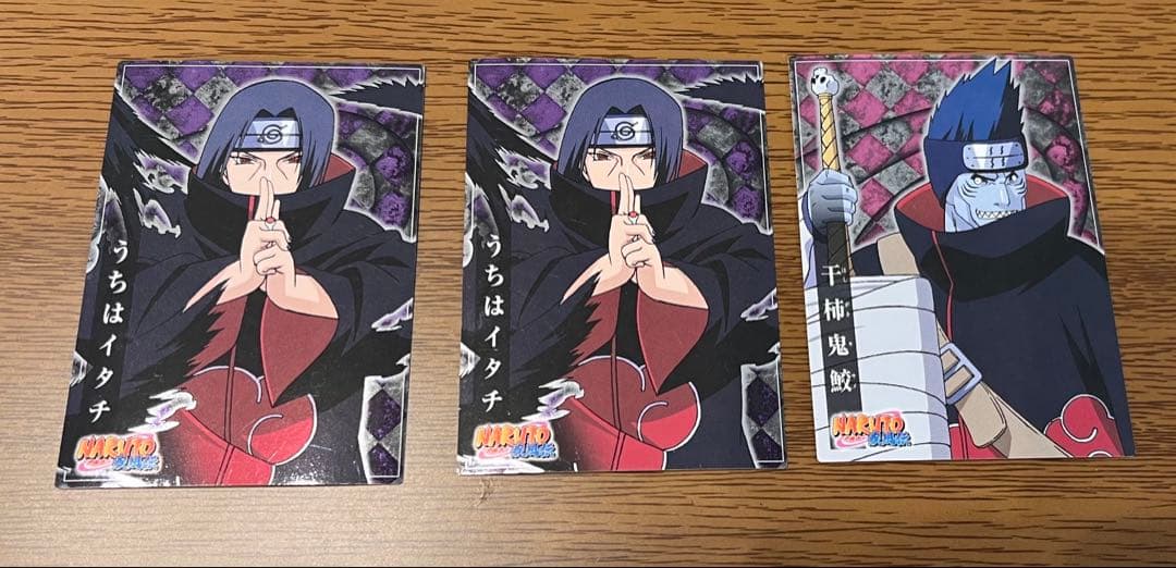 NARUTO カード ナルト ブロマイド うちはイタチ 干柿鬼鮫 - メルカリ