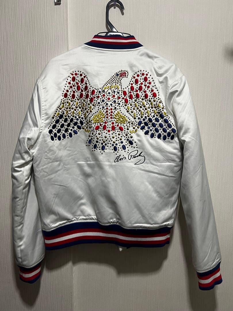 エルヴィス プレスリー公式、刺繍 アメリカンイーグルジャンパー