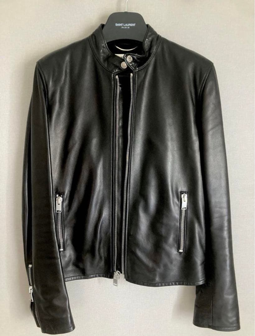 サンローラン，キースレザー，サイズ48 (7月いっぱいで取り下げます