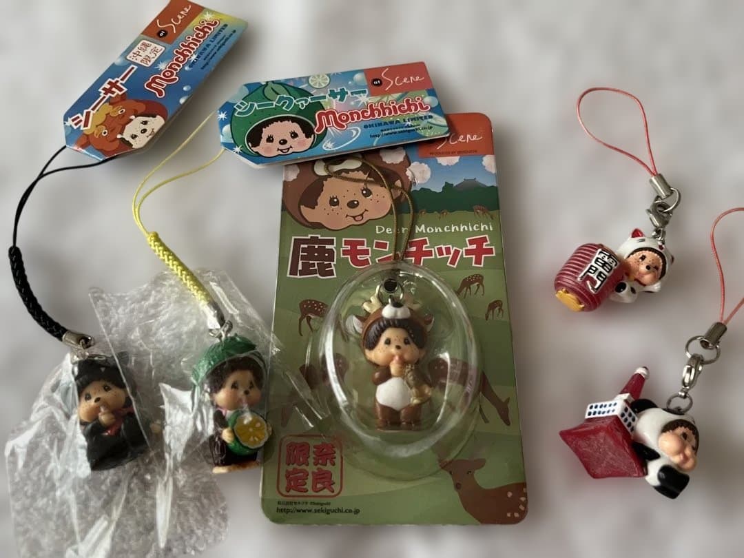 ご当地モンチッチ　ストラップ5種類セット ご当地モンチッチ ストラップ5種類セット - メルカリ