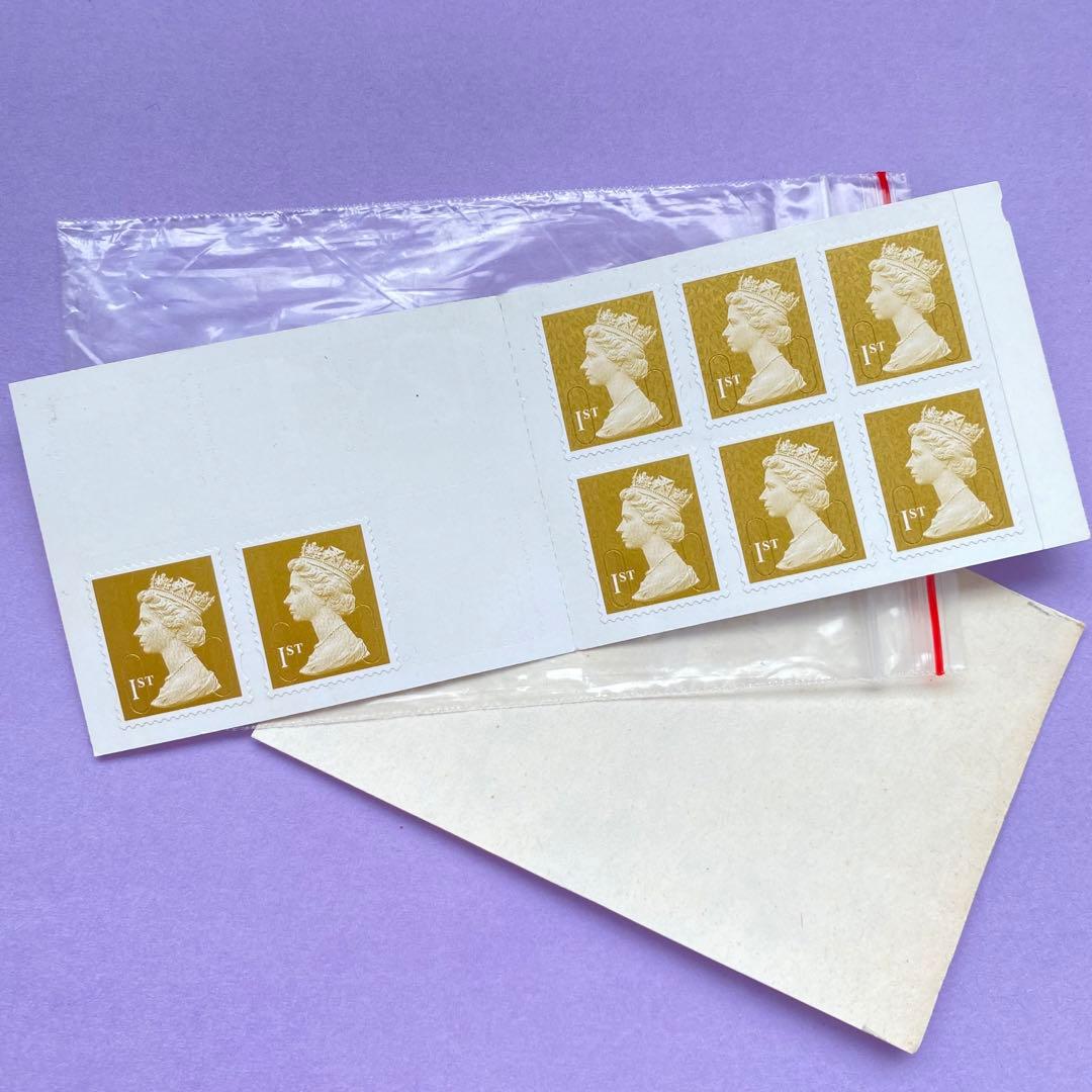 UK イギリス 切手 1st ゴールド エリザベス2世 外国切手 8枚 - メルカリ