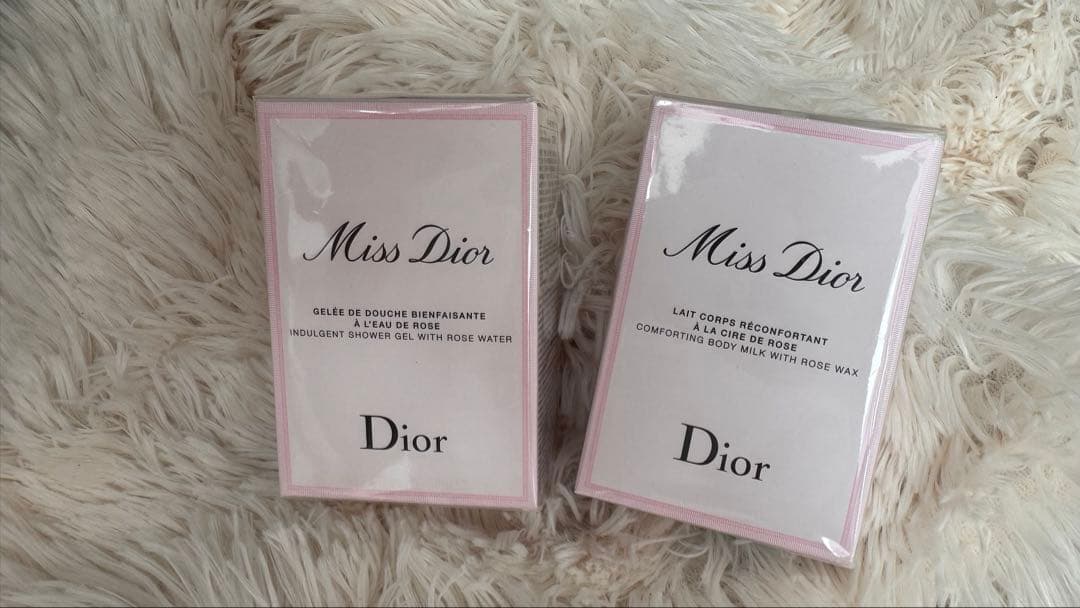 Miss Dior ボディシャワーとボディクリーム