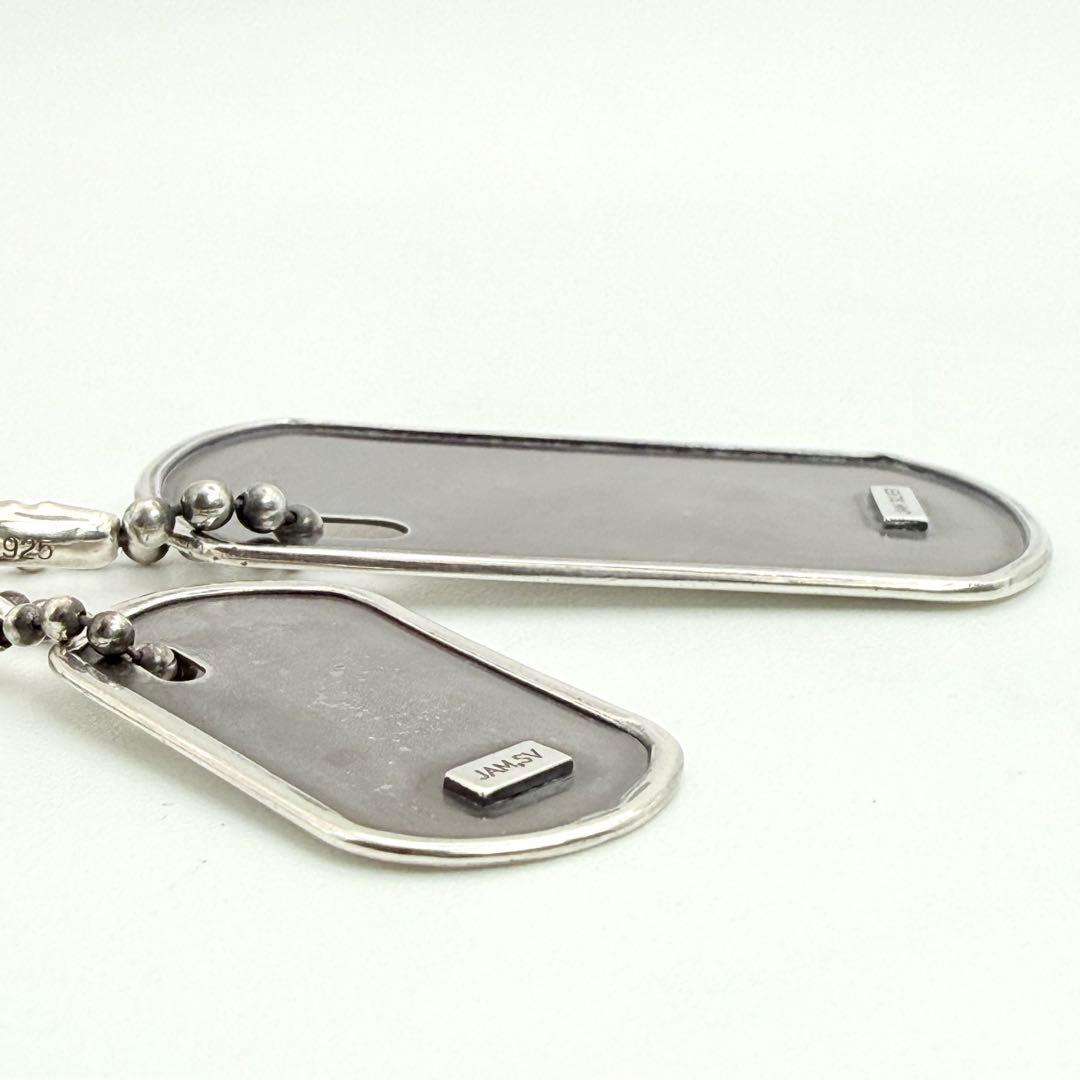 ◇【美品】JAM HOME MADE 廃番 極太チェーン ドッグタグ ネックレス