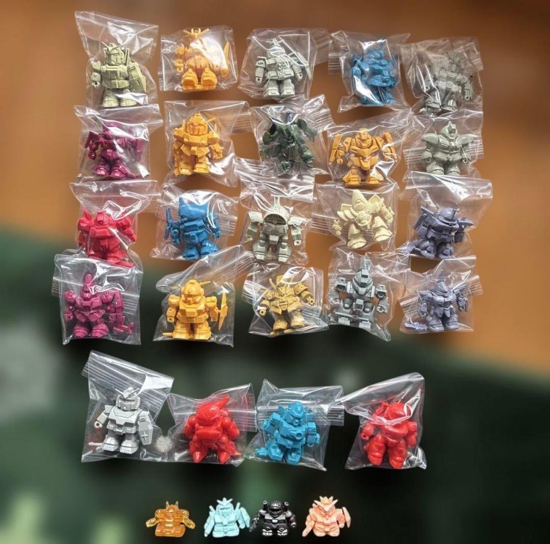 【昭和レトロ】　機動戦士ガンダム　ガン消し　ディフォルメシリーズ　当時物　ガチャ