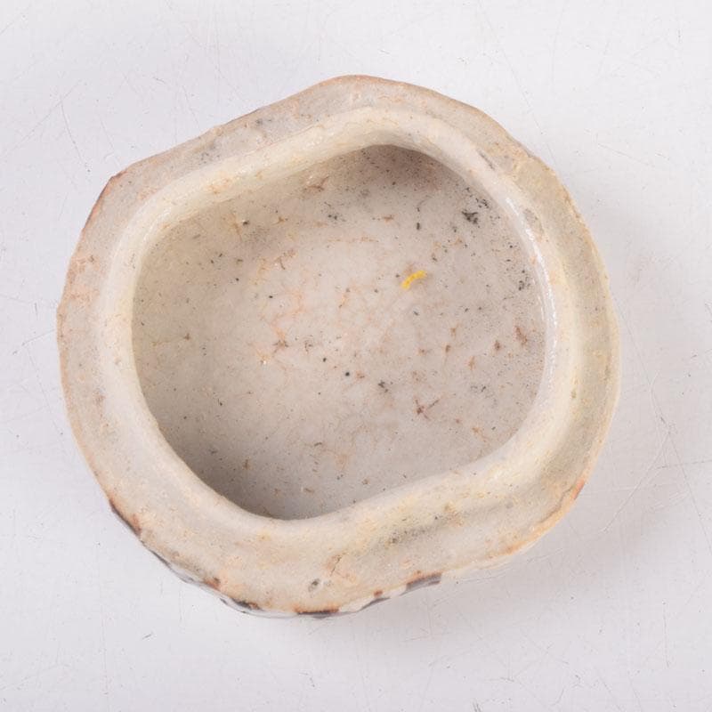 茶道具 織部焼 山口錠鉄作 香合 時代箱 V 8373 - メルカリ