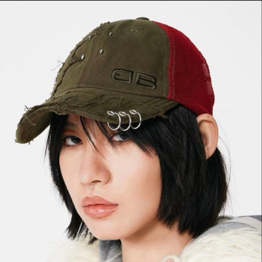 BEEDEN DAMAGE RING CAP XS ダメージ メッシュキャップ - メルカリ