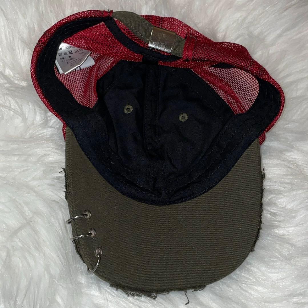 BEEDEN DAMAGE RING CAP XS ダメージ メッシュキャップ - メルカリ