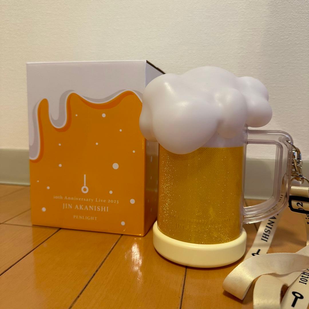 赤西仁 10th Anniversary Live 2023 ビール ペンライト - メルカリ