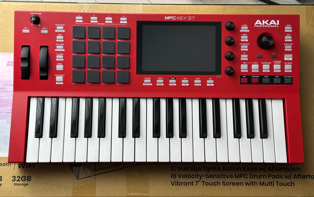 鍵盤楽器 AKAI MPC Key 37