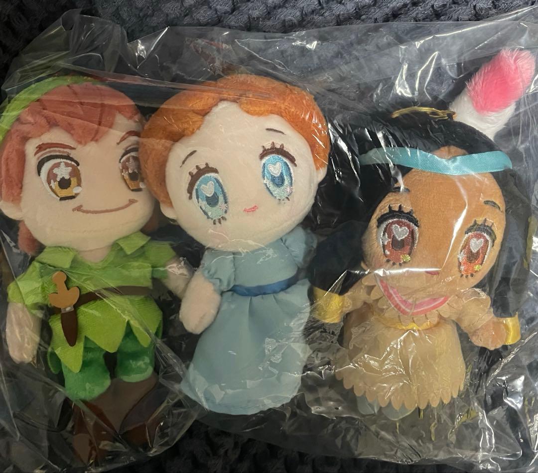 ピーター・パン ぬいぐるみキーチェーン　TINY ウェンディ　タイガーリリー ストア、待ってました！Tinyシリーズのピーター・パン＆ウェンディ